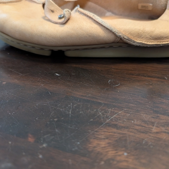 Trippen Tan Leather Women's Mary Jane Moccasins. Size 42/11.5, Made In Germany - Picture 8 of 9